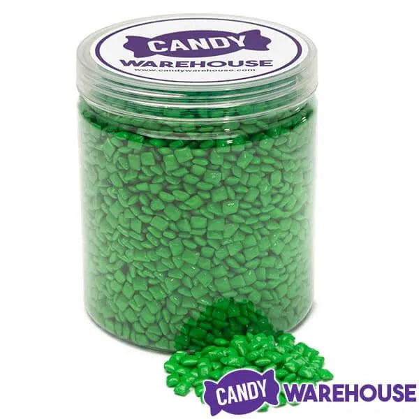 Tiny Chicle Squares Chewing Gum Green 1.5LB Jar Candy Warehouse