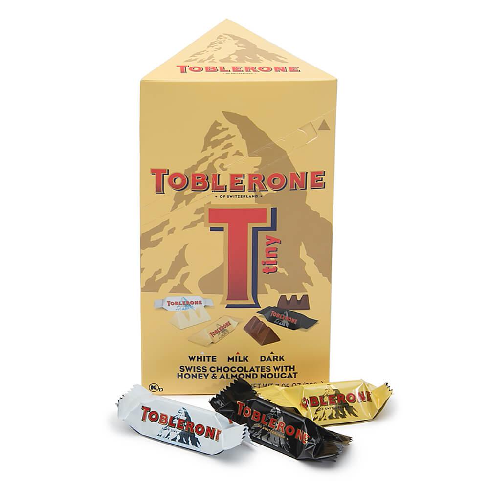 TOBLERON 4 x MIXED CHOCOLATES (DARK, WHITE, MILK, ALMOND) LARGE