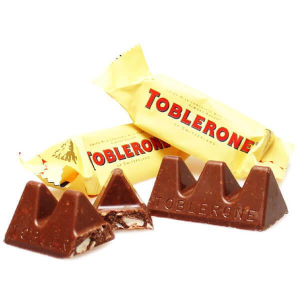 Toblerone Tiny Chocolate Bars: 100-Piece Box