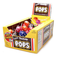 Tootsie Pops - Original Flavors Assortment: 100-Piece Box - Candy Warehouse
