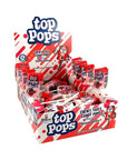 Top Pop Chewy Taffy Candy Suckers Strawberry: 48-Piece Box