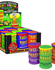 Toxic Waste Hazardously Sour Candy Drums Assorted Special Edition: 12-Piece Box