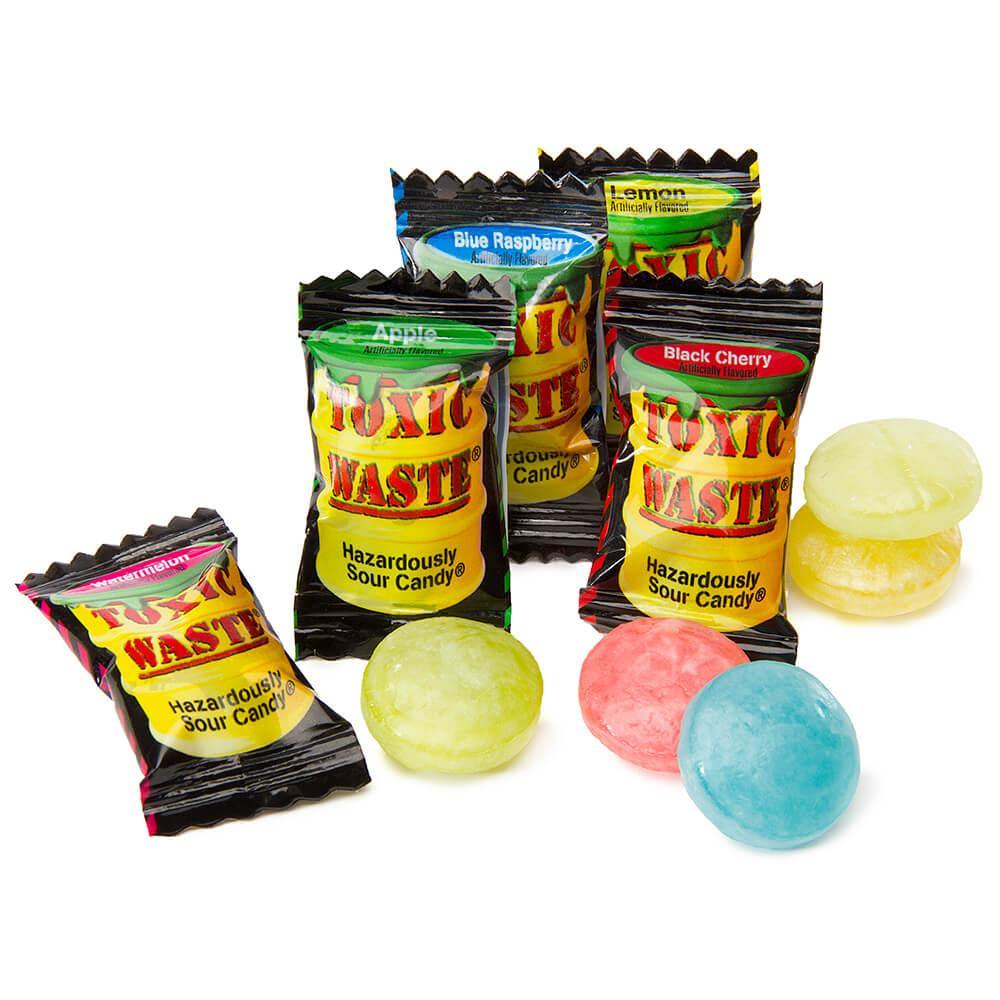 Toxic Waste Sour Candy Packs: 1000-Piece Bag