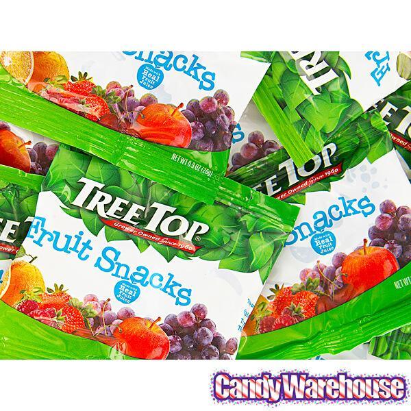 Tree Top All Natural Fruit Snacks Candy Packets: 80-Piece Box - Candy Warehouse