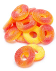 Trolli Peachie O's Peach Gummy Rings: 3LB Case