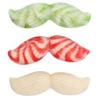 Trolli Santa & Elves Gummy Mustache Candy: 40-Piece Bag - Candy Warehouse