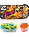 Trolli Sour Brite Dip'N Crawlers Gummy Worms Halloween Candy Packs: 12-Piece Box