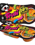 Trolli Sour Brite Dip'N Crawlers Gummy Worms Halloween Candy Packs: 12-Piece Box
