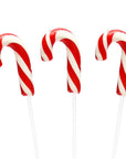 Twinkle Candy Red & White Christmas Candy Cane Lollipops: 100-Piece Bag