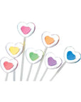 Twinkle Candy Two-Tone Hearts Lollipops: 120-Piece Bag