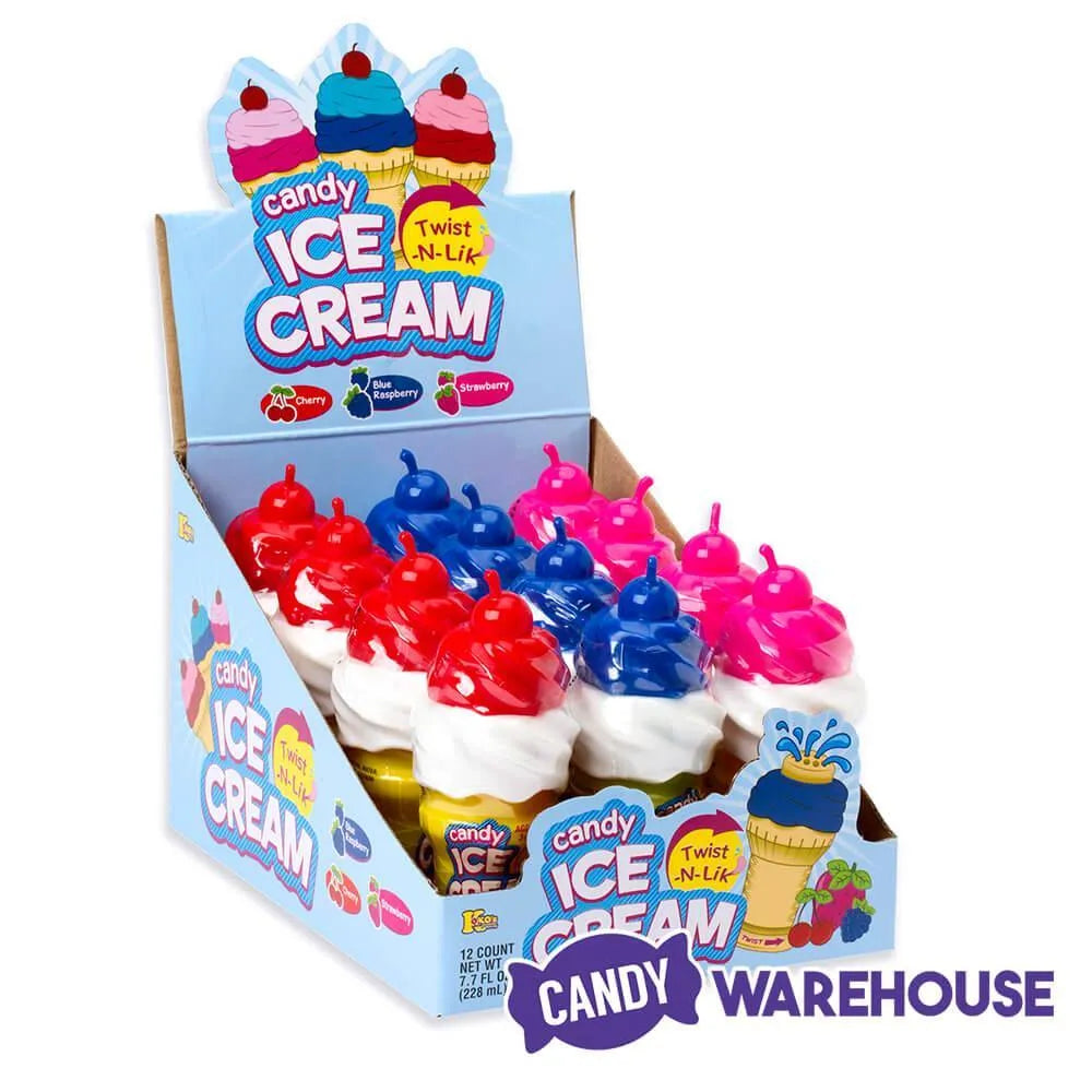 Twist-n-Lik Ice Cream Candy Dispensers: 12-Piece Box – Candy Warehouse