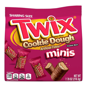 Twix Cookie Dough Minis: 7.7-Ounce Bag - Candy Warehouse