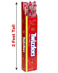 Twizzlers 2-Foot Cherry Pull-n-Peel Licorice Twists: 20-Piece Box