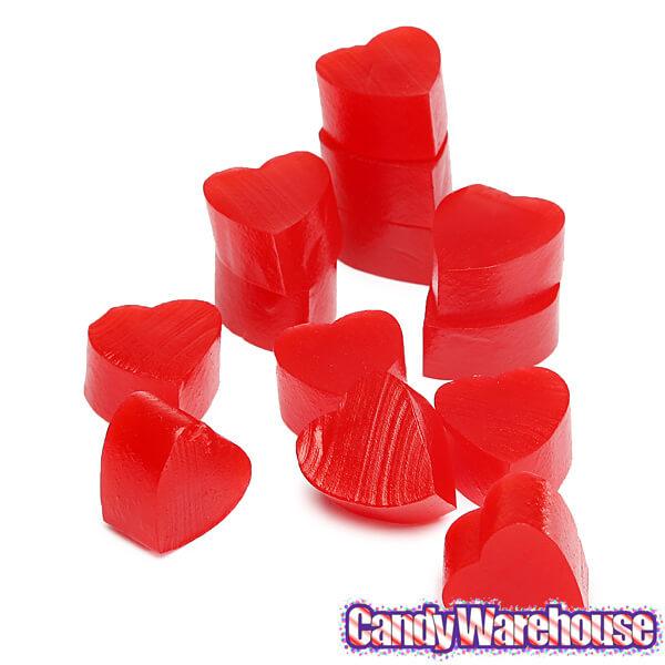Twizzlers Heart Shaped Strawberry Nibs Candy: 2LB Bag - Candy Warehouse