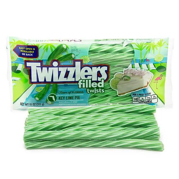 Twizzlers Key Lime Pie Filled Licorice Twists 11Ounce Bag Candy
