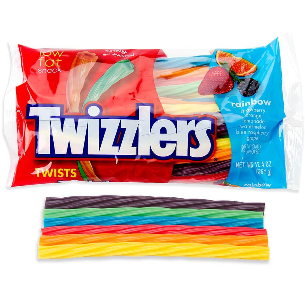 Twizzlers Rainbow Licorice Twists: 12-Ounce Bag