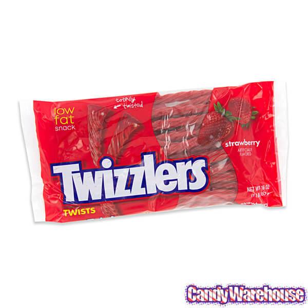 Twizzlers Strawberry Licorice Twists: 16-Ounce Bag