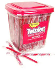 Twizzlers Strawberry Licorice Twists - Wrapped: 180-Piece Tub