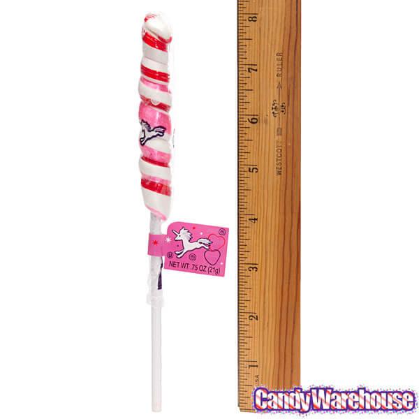 Unicorn Pops 0.75-Ounce Twist Suckers - Valentine: 36-Piece Display - Candy Warehouse