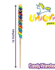 Unicorn Pops 1.5-Ounce Twist Suckers - Rainbow: 72-Piece Case