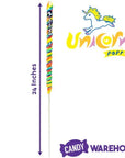 Unicorn Pops 4.5-Ounce Twist Suckers - Rainbow: 10-Piece Case