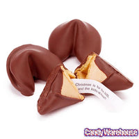 Valentine Milk Chocolate Covered Fortune Cookies: 6-Piece Take-Out Box - Candy Warehouse