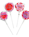 Valentine Swirl Pops with Stickers: 12-Piece Box