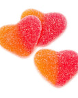Gummy Sour Peach Hearts: 5LB Bag