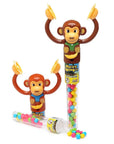 Wacky Monkey Candy Filled Banging Cymbals Monkey Toys: 12-Piece Box