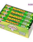 WarHeads Extreme Sour Candy Rolls: 15-Piece box