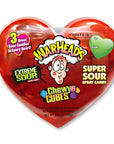WarHeads Sour Candy Filled Plastic Heart