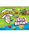 WarHeads Sour Jelly Beans Candy 4-Ounce Packs: 12-Piece Box