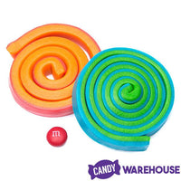 WarHeads Sour Twisted Taffy Rolls Candy Packs: 15-Piece Display - Candy Warehouse