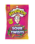 WarHeads Sour Twists Chewy Candy 4-Ounce Bags: 12-PC Box