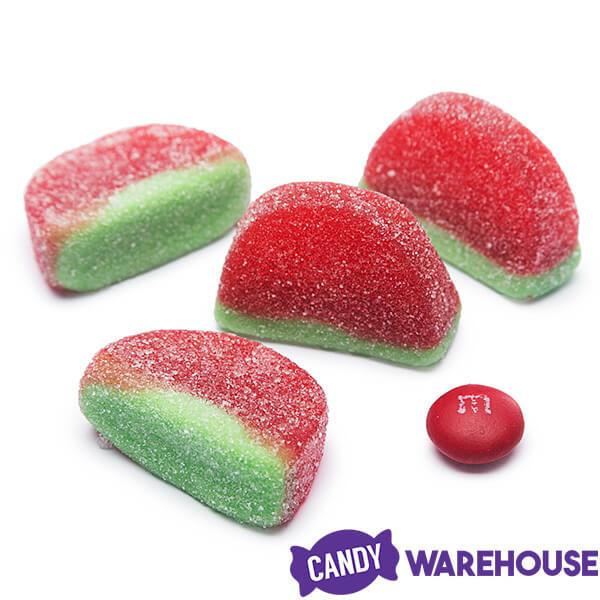 Watermelon Fruit Jell Slices Candy: 2KG Bag - Candy Warehouse