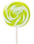 Whirly Pop 1.5-Ounce Swirl Suckers - Bright Green: 24-Piece Display