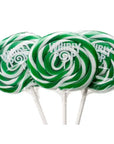 Whirly Pop 1.5-Ounce Swirl Suckers - Green: 24-Piece Display