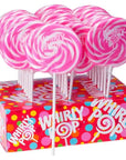 Whirly Pop 1.5-Ounce Swirl Suckers - Hot Pink: 24-Piece Display