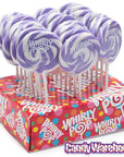 Whirly Pop 1.5-Ounce Swirl Suckers - Lavender Purple: 24-Piece Display