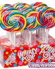 Whirly Pop 1.5-Ounce Swirl Suckers - Rainbow: 48-Piece Case