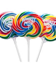 Whirly Pop 4-Inch Swirl Suckers - Rainbow: 12-Piece Case
