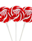 Whirly Pop 1.5-Ounce Swirl Suckers - Red: 24-Piece Display
