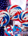 Whirly Pop 1.5-Ounce Swirl Suckers - USA: 24-Piece Display