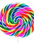 Whirly Pop 24-Ounce Swirl Suckers - Rainbow: 10-Piece Case