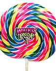 Whirly Pop 3-Pound Giant Rainbow Swirl Sucker: 4-Piece Case