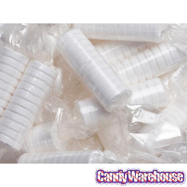 White "Just Married" Candy Rolls: 5LB Bag - Candy Warehouse
