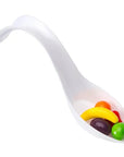 White Plastic Stiletto Candy Scoop