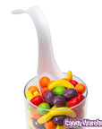 White Plastic Stiletto Candy Scoop