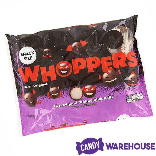 Whoppers Malted Milk Balls Snack Size Packs: 11-Piece Bag - Candy Warehouse