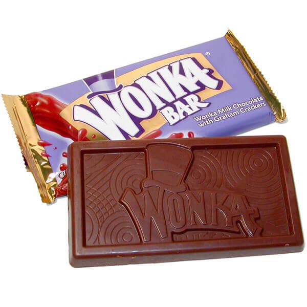 Willy Wonka Chocolate Bars - Original: 18-Piece Box
